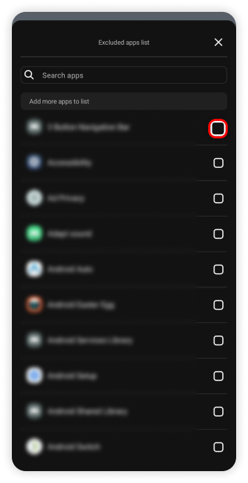 Android selecting apps to exclude.png